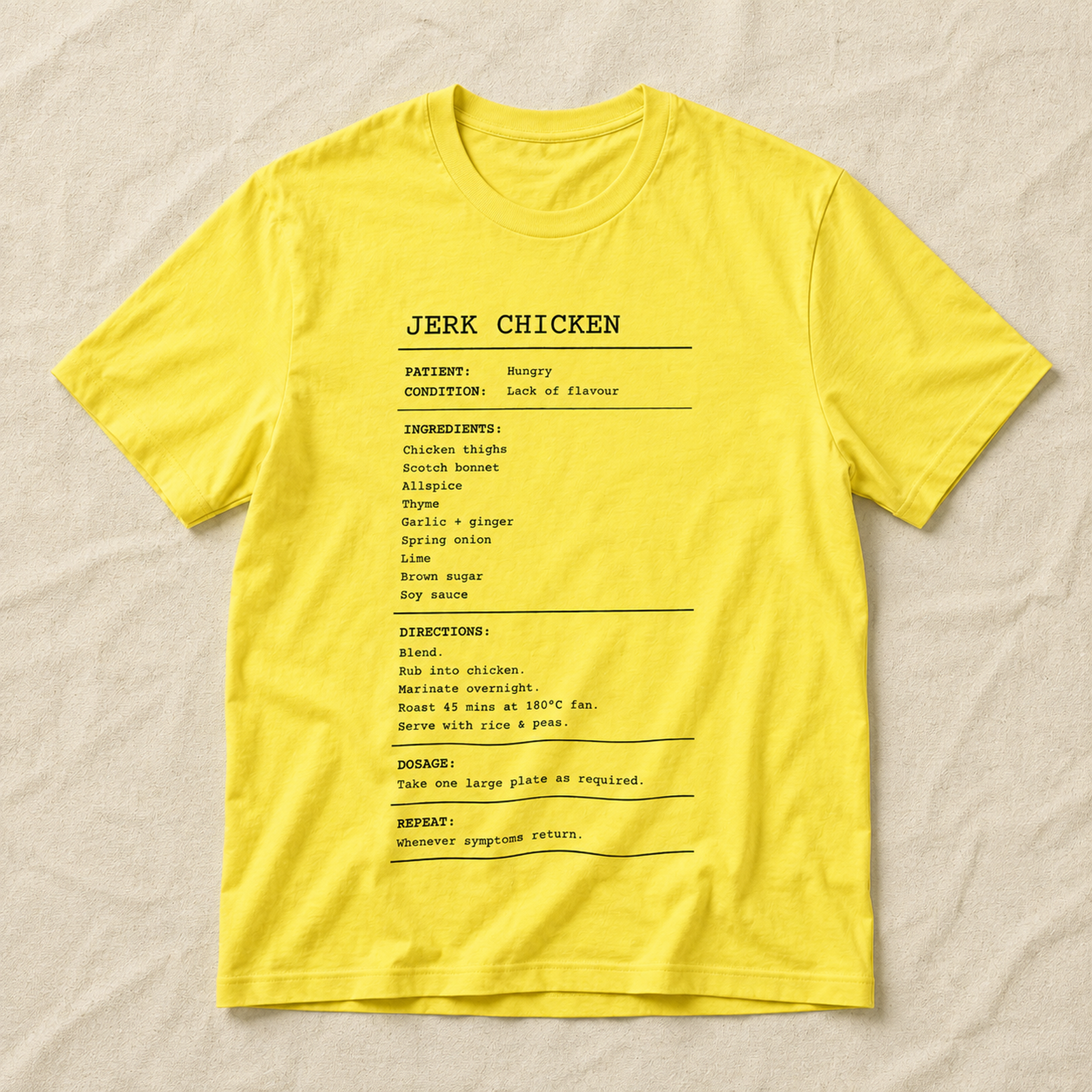 Jerk Chicken Prescription Tee