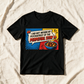Perpetual Stew Tee graphic t-shirt in Black, unisex fit | No Reason Tees