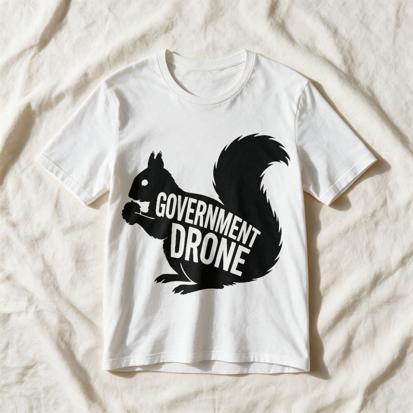 Government Drone Squirrel Tee