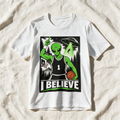 I Believe Tee graphic t-shirt in White, unisex fit | No Reason Tees