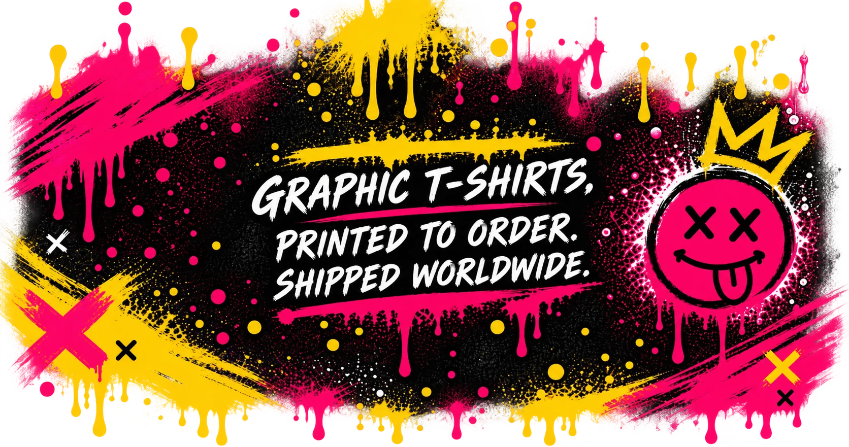 Graphic t-shirts, printed to order, shipped worldwide